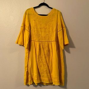 Akemi + Kin Yellow Bohemian Dress